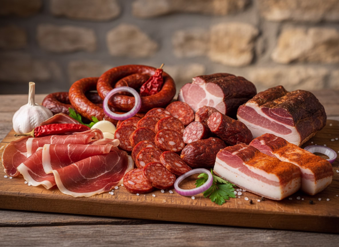 Priprema domaćeg pečenja na Kosmaju